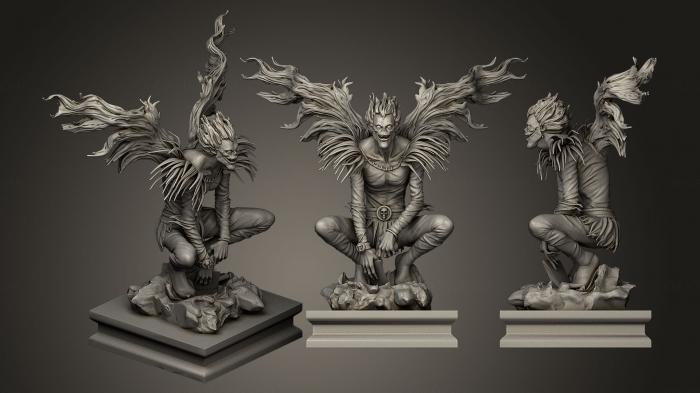 Figurines heroes, monsters and demons (STKM_0071) 3D model for CNC machine